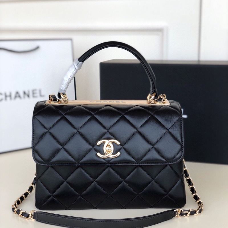 Ch**el top handle bags